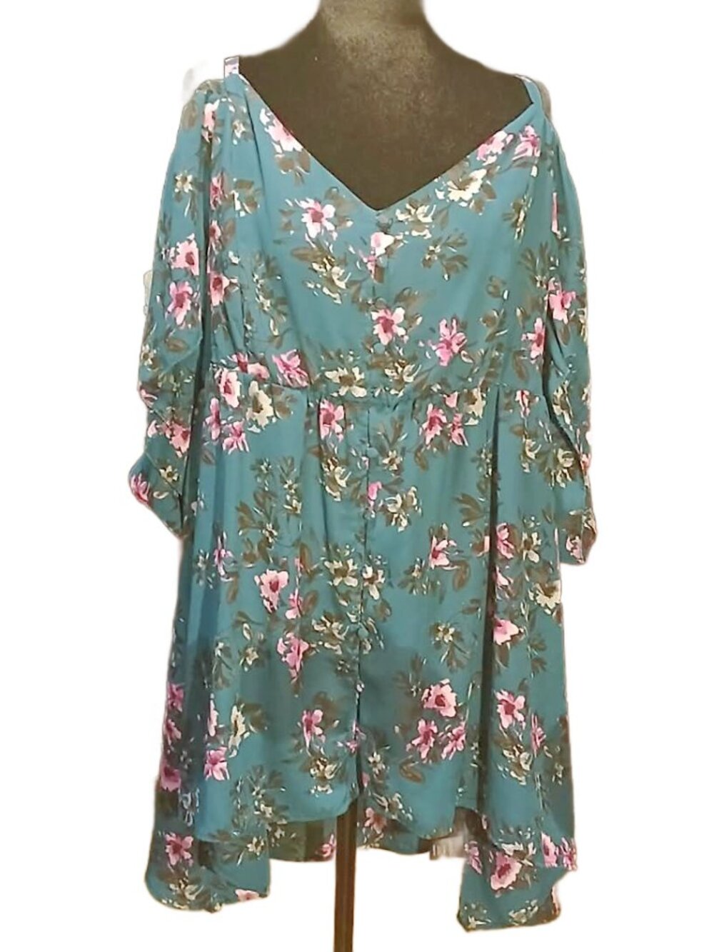 TORRID Floral Cold Shoulder Blouse